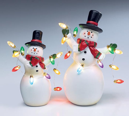 Figurine Lighted Snowman