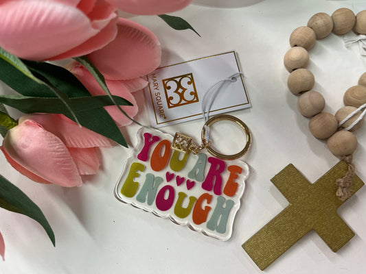 Mary Square Key Chains