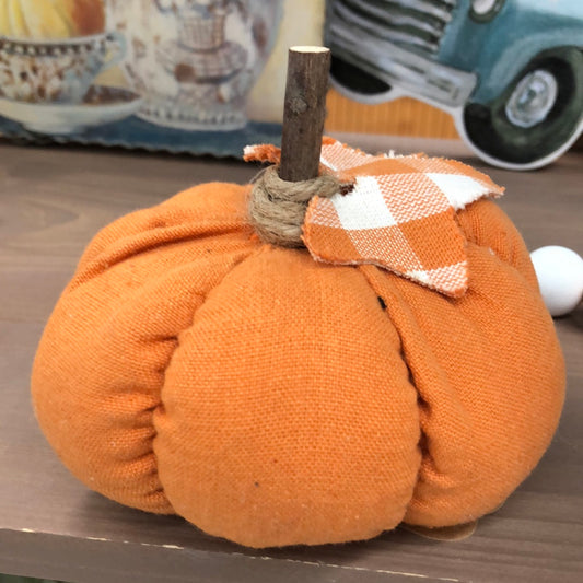 Fall Fabric Pumpkin