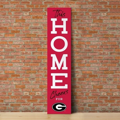 This Home Cheers For UGA Porch Leaner