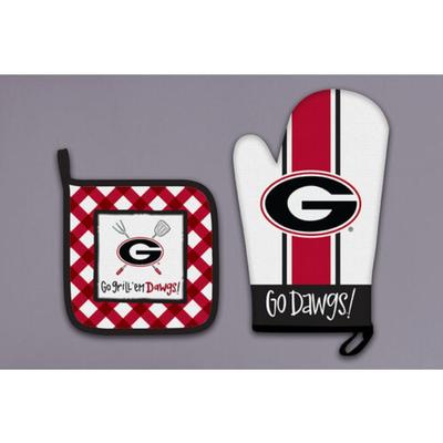 UGA Mitt Pot Holder