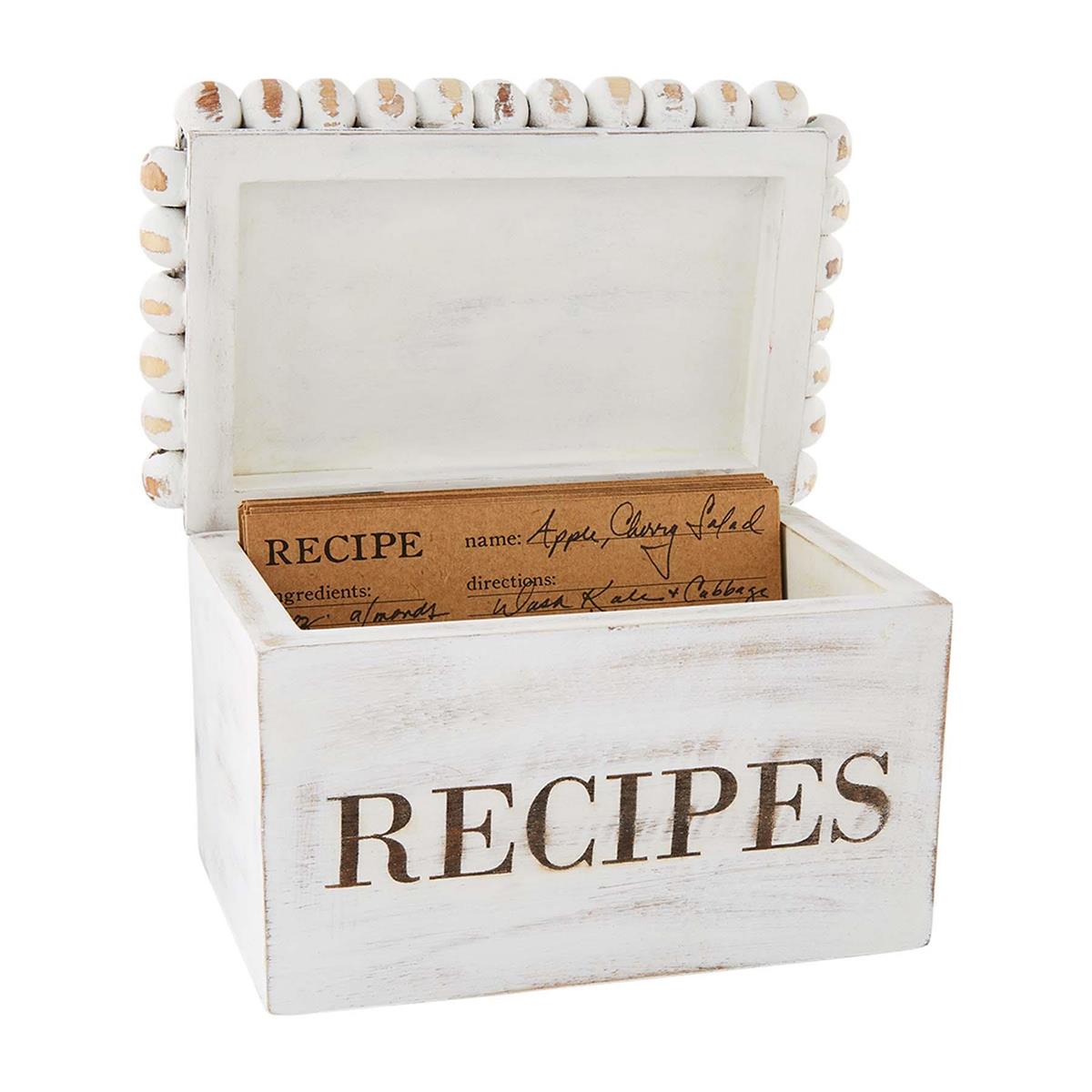 Mud Pie Beaded Recipe Box Set
