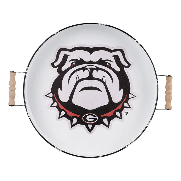 UGA Go Dawgs Enamel Tray