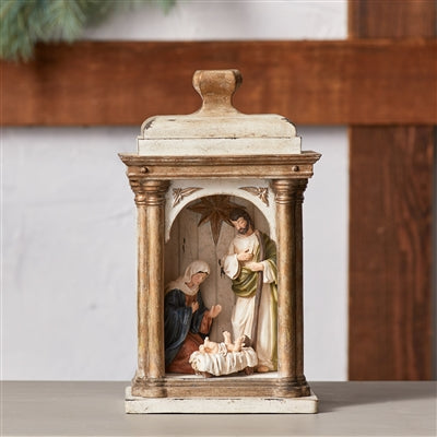 Holy Family in Arch Resin
