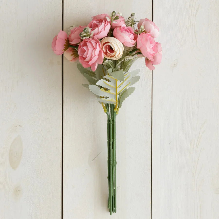Pink & Cream Ranunculus Bouquet