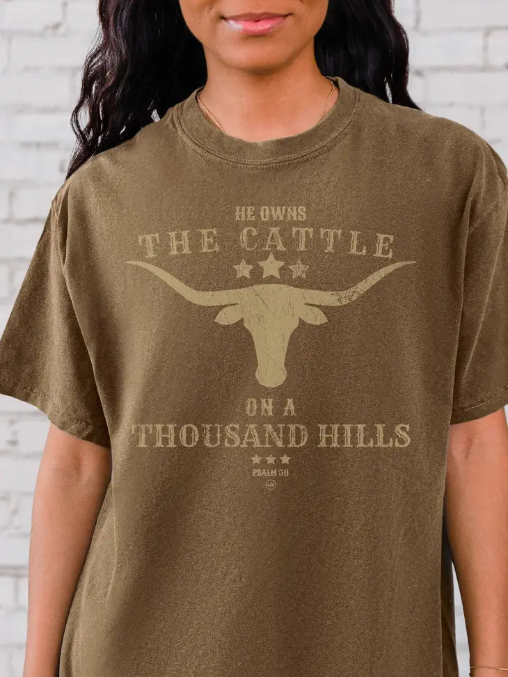 Cattle on a 1000 Hills Tee