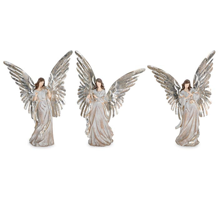 Silver & Gold Angel Figurine