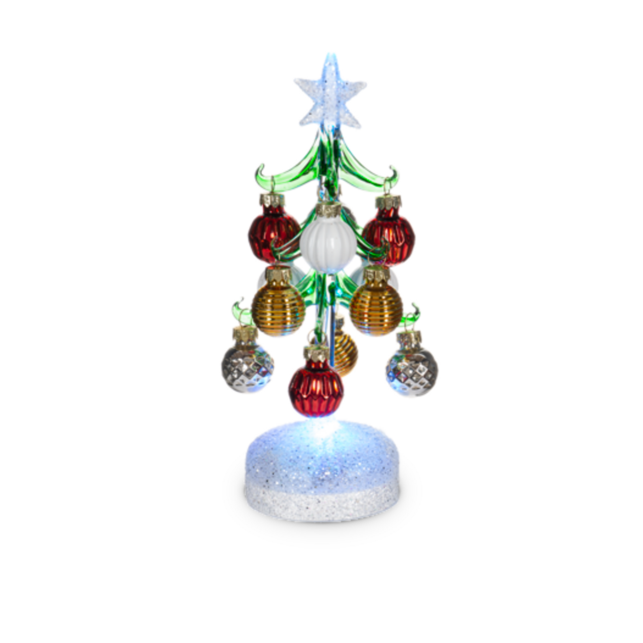 Ganz Light up Christmas Tree & Ornaments