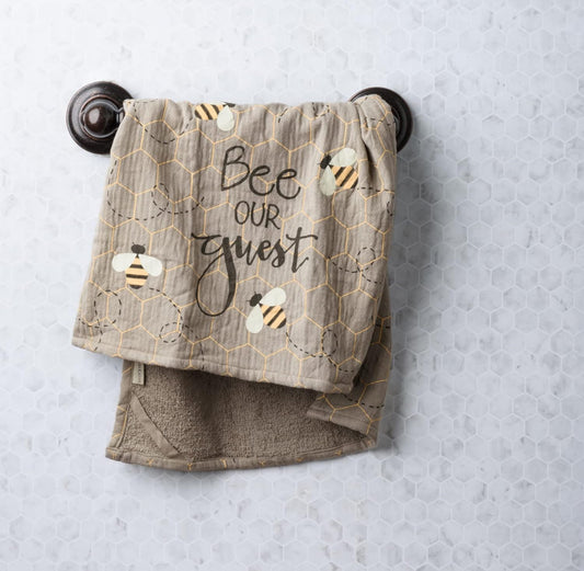 Bee Our Guest Hand Towel