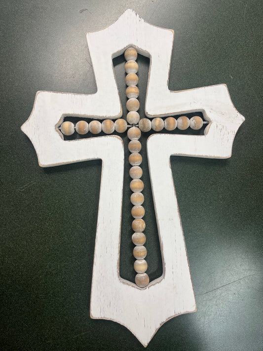 Beaded Painted Cross