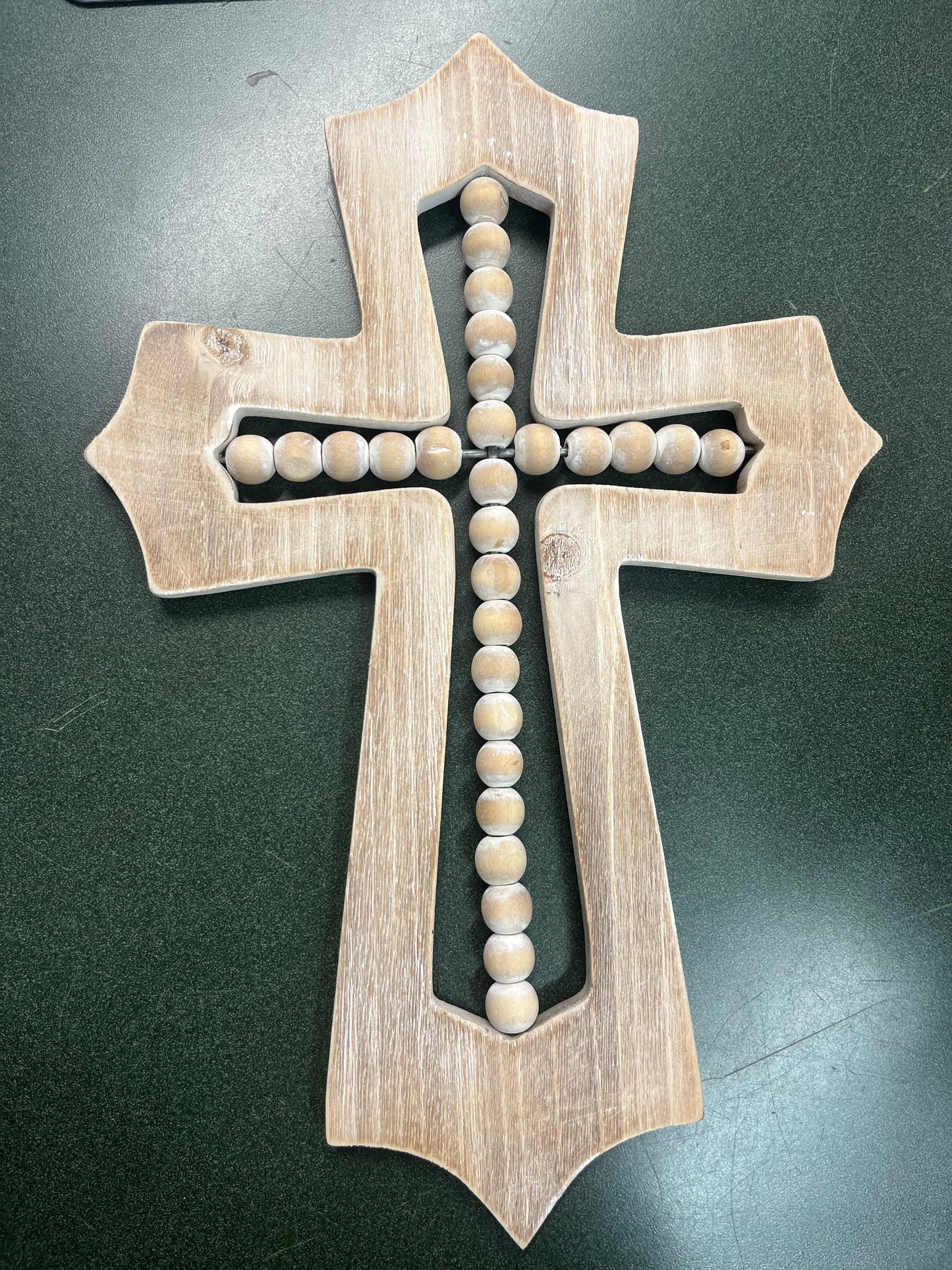 Beaded Painted Cross