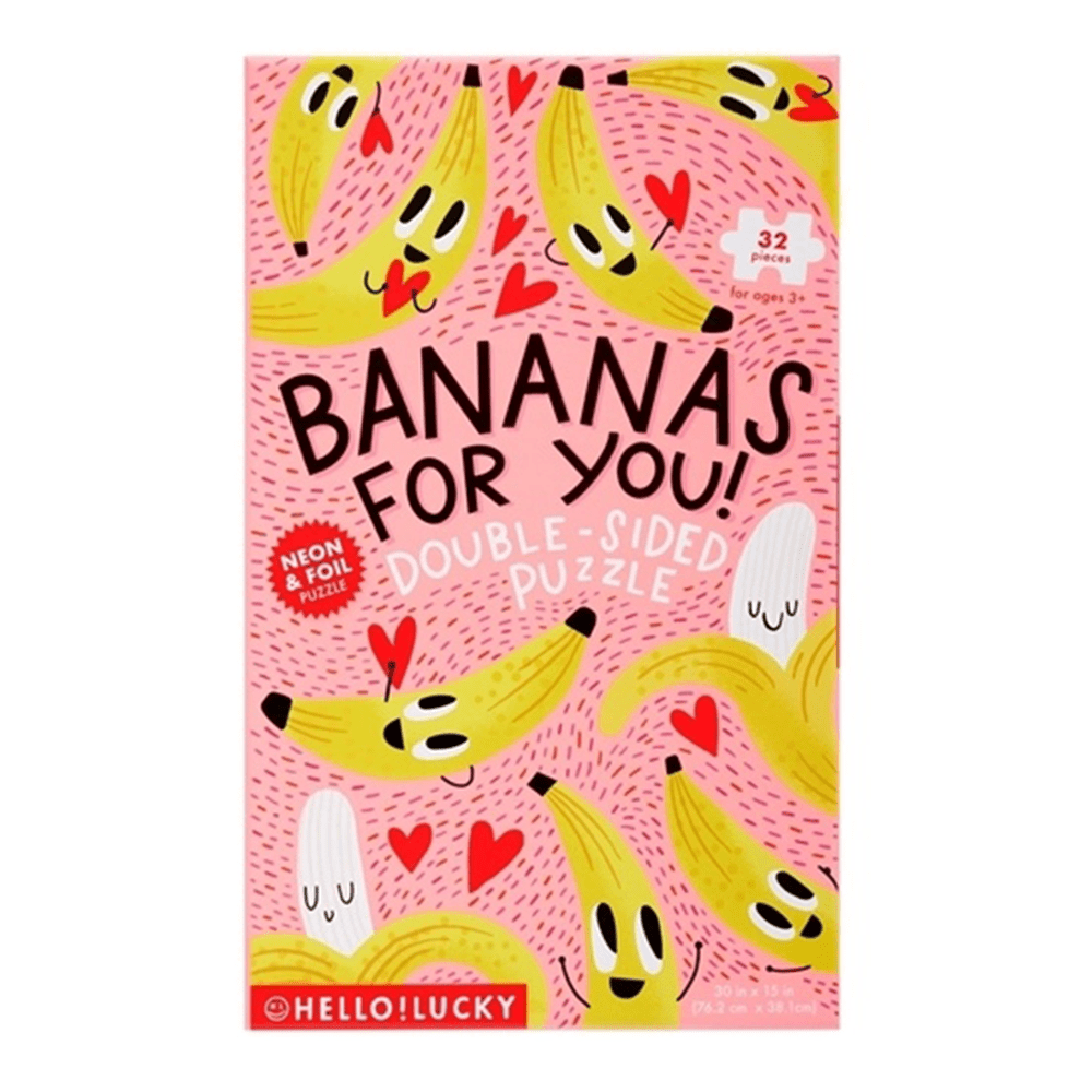 Bananas for You Double Sided Puzzle