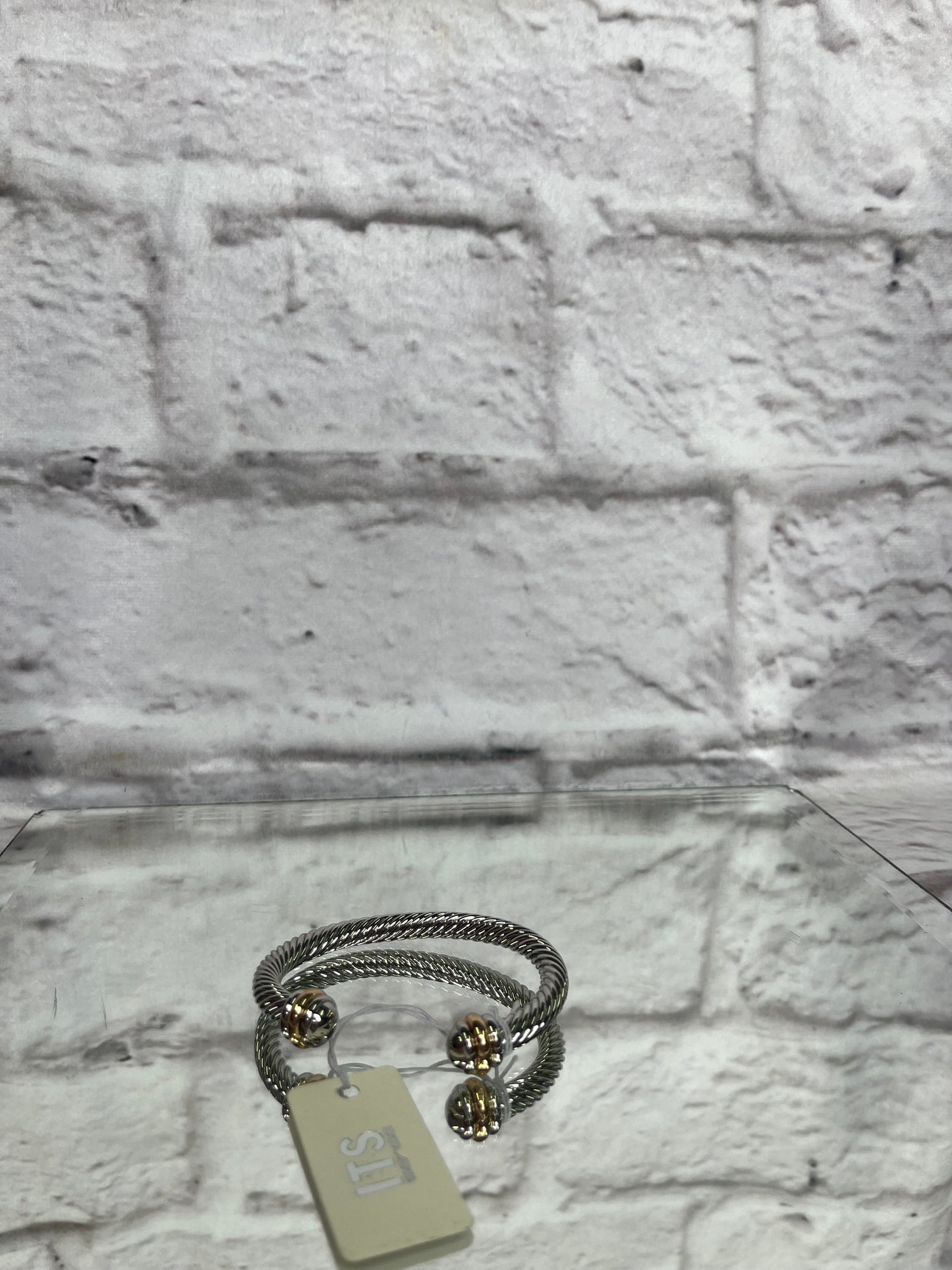 Silver & Gold Twisted Bracelet