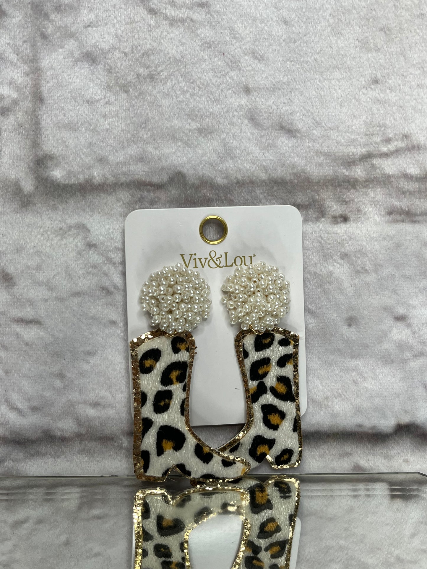 Leopard Shania Boot Earring