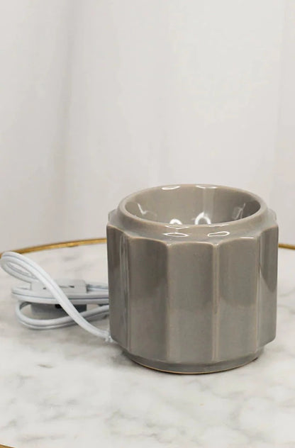 Sweet Grace Banded Grey Electric Warmer