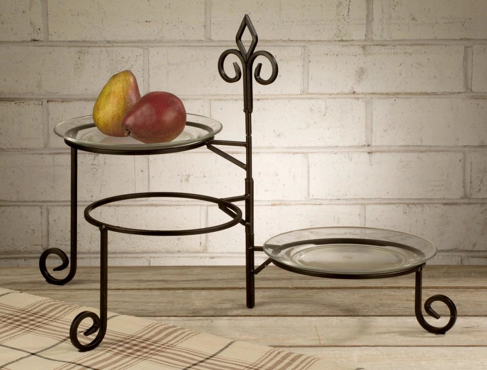 Triple Tiered Plate Stand