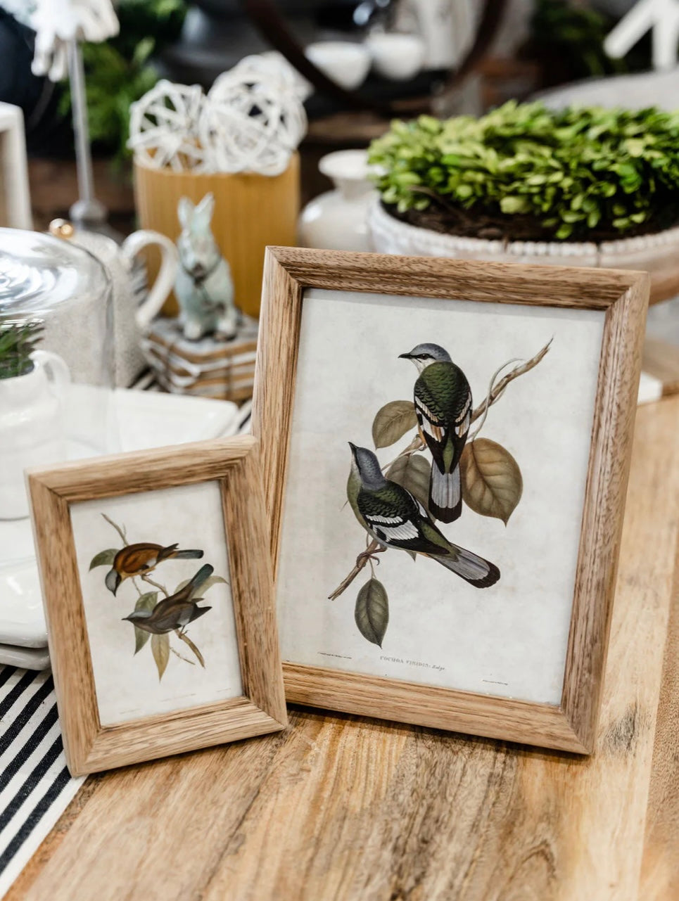 Wooden Picture Frame of Bird