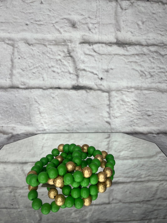 Green Bead Stack