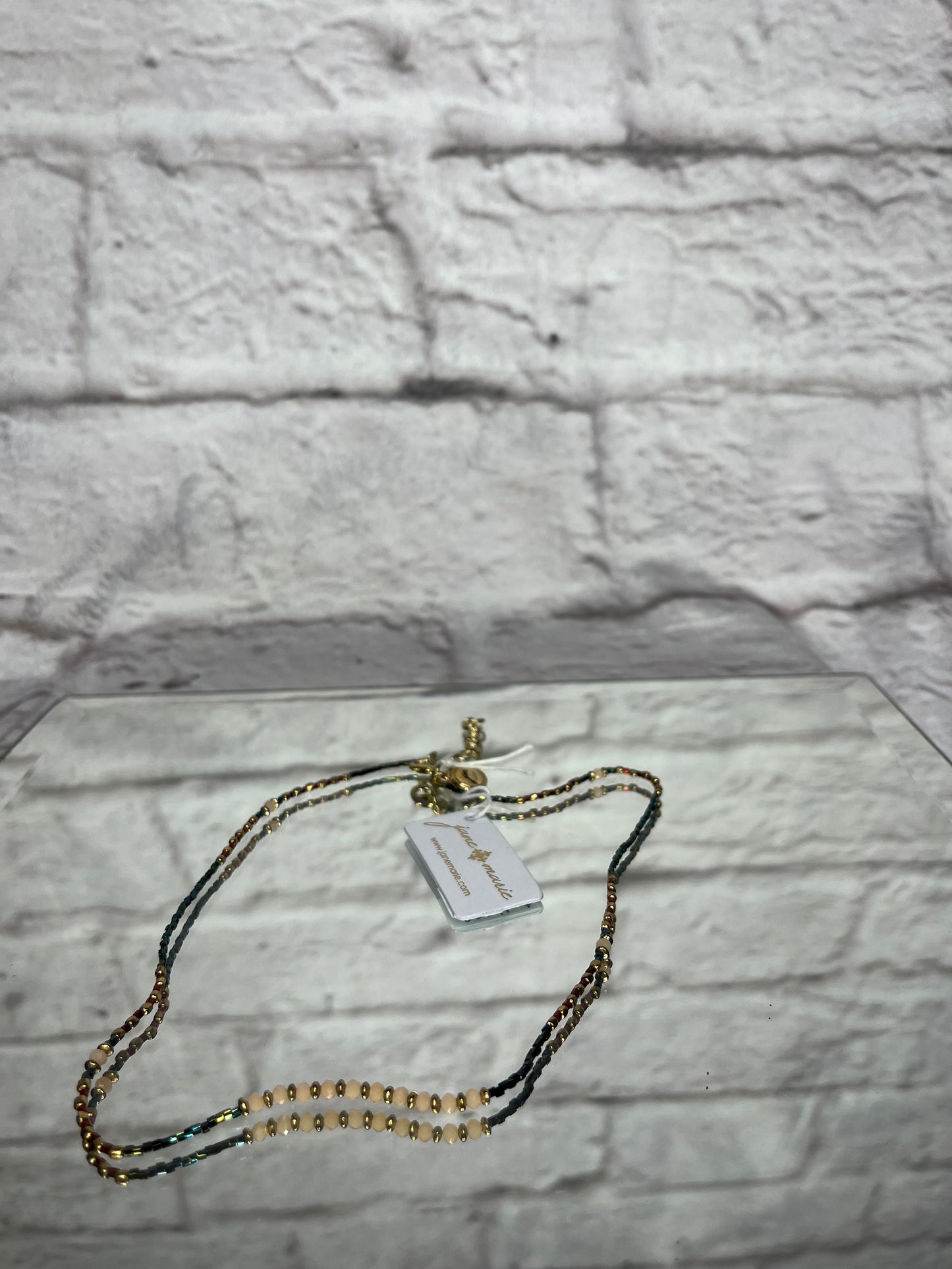 Mauve Terra Cotta Tassel Necklace