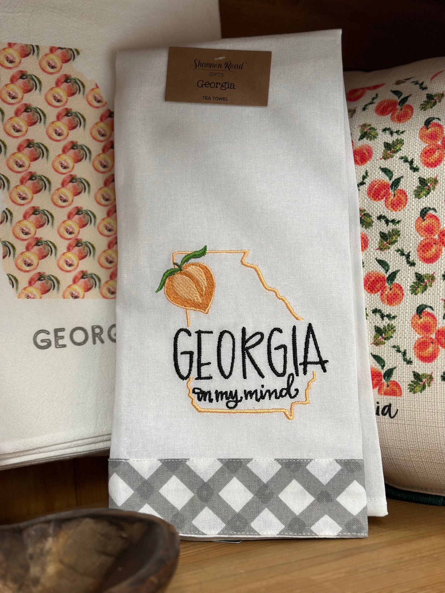 Georgia Peach Tea Towel