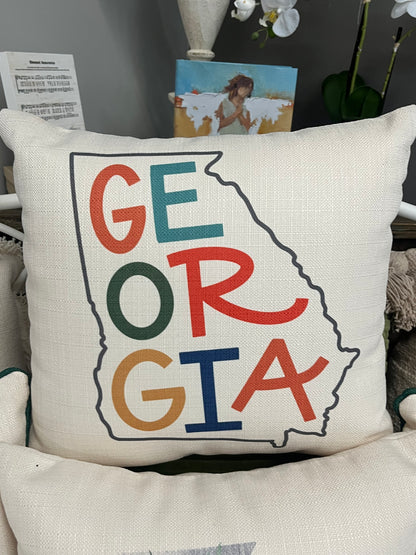 Georgia Peach Pillows