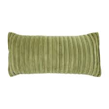 Mud-Pie Green Velvet Pillow